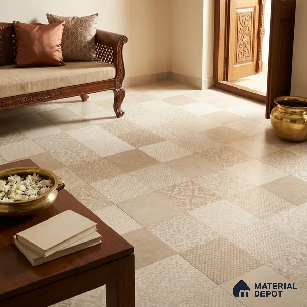 Highlighter Wall Tile TL 12739 C Square Decor 4 ft x 2 ft Matte Finish Vitrified Tile - 8.5 mm