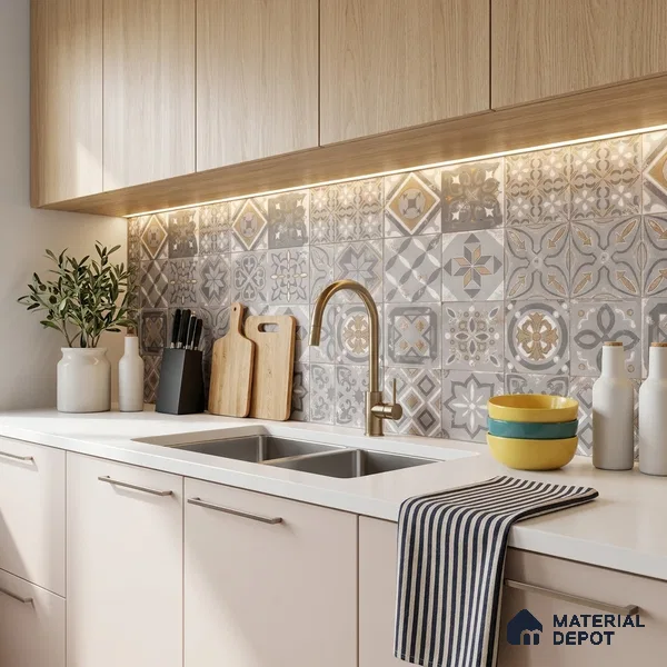 Highlighter Wall Tile TL 12740 Lustrey Brown Decor 4 ft x 2 ft Matte Finish Vitrified Tile - 8.5 mm