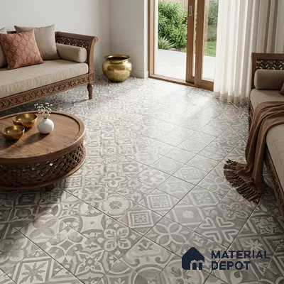 Highlighter Wall Tile TL 12740 Lustrey Brown Decor 4 ft x 2 ft Matte Finish Vitrified Tile - 8.5 mm