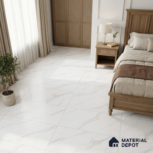 Marble Floor & Wall Tile TL 12741 Alicante Smoke 4 ft x 2 ft Matte Finish Vitrified Tile - 9 mm | 4 Random Design
