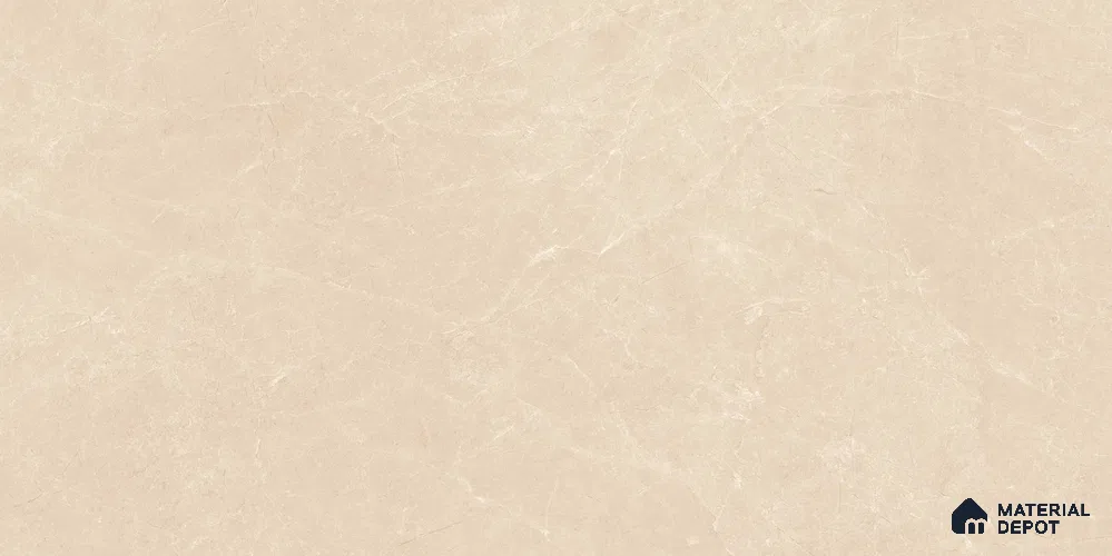 Marble Wall & Floor Tile TL 12750 Beige 4 ft x 2 ft Matte Finish Vitrified Tile - 9 mm | 6 Random Designs | Suitable For Living Room, Bedroom, Kitchen