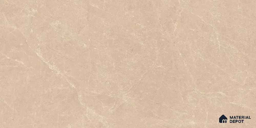 Marble Wall & Floor Tile TL 12751 Brown 4 ft x 2 ft Matte Finish Vitrified Tile - 9 mm | 6 Random Designs | Suitable For Living Room, Bedroom, Kitchen