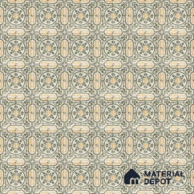 Moroccan Floor & Wall Tile TL 12762 Celtic 1 ft x 1 ft Matte Finish Vitrified Tile - 9 mm | Suitable For Bathroom, Kitchen, Balcony | 2 mm Spacer is Mandatory