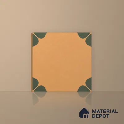 Moroccan Floor & Wall Tile TL 12763 Crea 1 ft x 1 ft Matte Finish Vitrified Tile - 9 mm | Suitable For Bathroom, Kitchen, Balcony | 2 mm Spacer is Mandatory