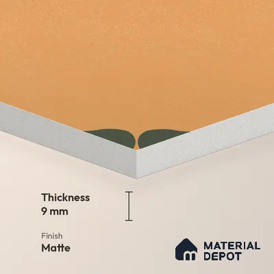 Moroccan Floor & Wall Tile TL 12763 Crea 1 ft x 1 ft Matte Finish Vitrified Tile - 9 mm | Suitable For Bathroom, Kitchen, Balcony | 2 mm Spacer is Mandatory