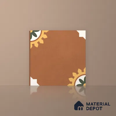 Moroccan Floor & Wall Tile TL 12766 Erin 1 ft x 1 ft Matte Finish Vitrified Tile - 9 mm | Suitable For Bathroom, Kitchen, Balcony | 2 mm Spacer is Mandatory