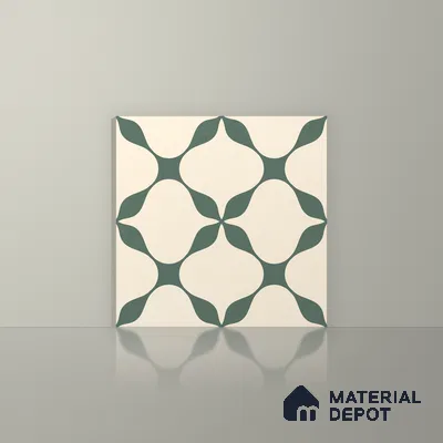 Moroccan Floor & Wall Tile TL 12770 Nevica 1 ft x 1 ft Carving Matte Finish Vitrified Tile - 9 mm | Suitable For Bathroom, Kitchen, Balcony | 2 mm Spacer is Mandatory