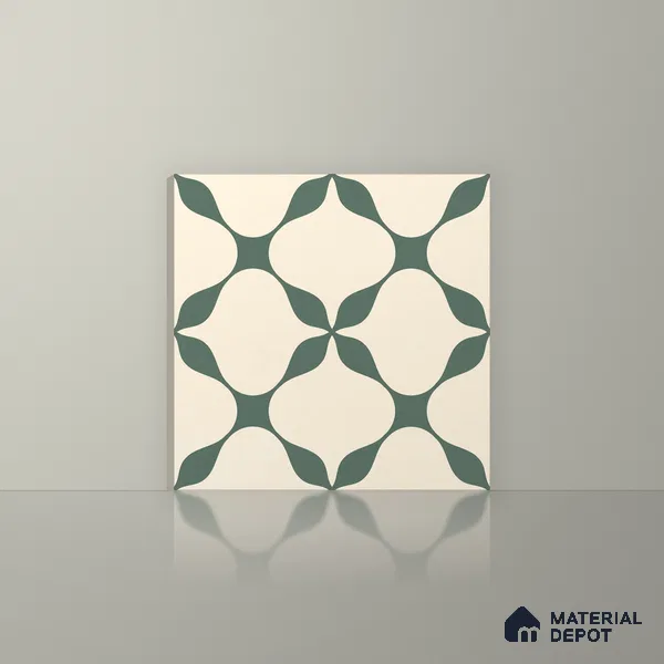 Moroccan Floor & Wall Tile TL 12770 Nevica 1 ft x 1 ft Carving Matte Finish Vitrified Tile - 9 mm | Suitable For Bathroom, Kitchen, Balcony | 2 mm Spacer is Mandatory