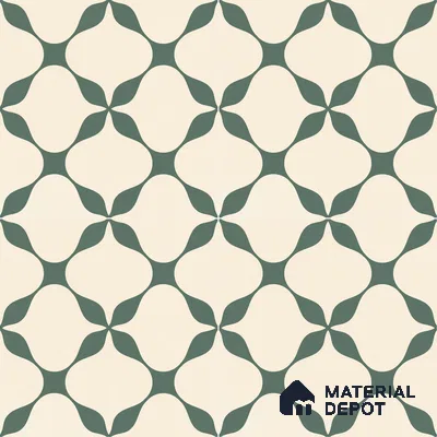 Moroccan Floor & Wall Tile TL 12770 Nevica 1 ft x 1 ft Carving Matte Finish Vitrified Tile - 9 mm | Suitable For Bathroom, Kitchen, Balcony | 2 mm Spacer is Mandatory