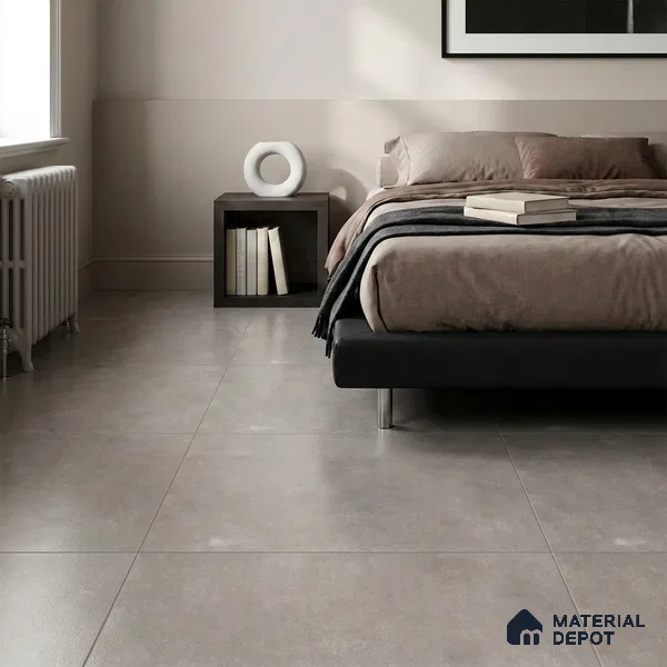 Cement Floor & Wall Tile TL 12777 D Garmin Smoke 4 ft x 2 ft Punch Matte Finish Vitrified Tile - 9 mm
