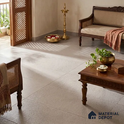 Cement Wall Tile TL 12778 F Harmonic Prive Grey 4 ft x 2 ft Punch Matte Finish Vitrified Tile - 9 mm
