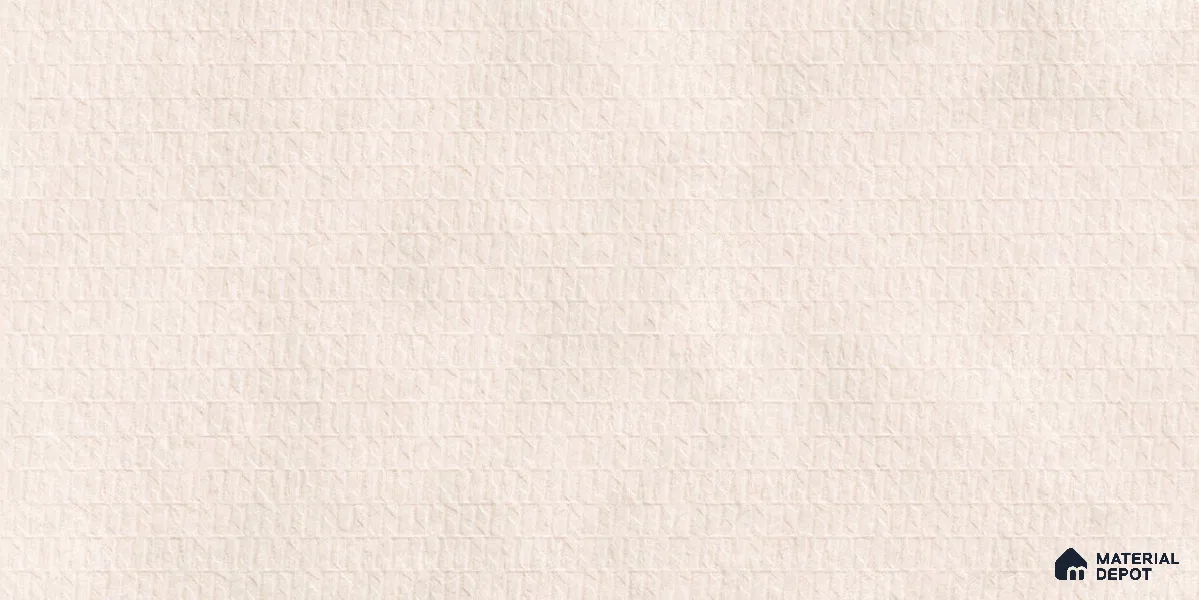 Cement Wall Tile TL 12778 H Harmonic Prive White 4 ft x 2 ft Matte Finish Vitrified Tile - 9 mm
