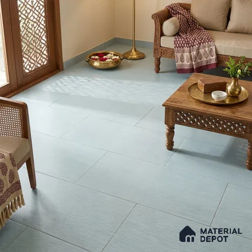 Punch Look Punch Matte Finish Aqua Vitrified Wall Tile | TL 12780 B 4 ft x 2 ft - 9 mm | Suitable For Living Room, Hall & Foyer