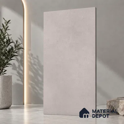 Cement Wall & Floor Tile TL 12780 E Grey 4 ft x 2 ft Matte Finish Vitrified Tile - 9 mm | Suitable For Living Room, Hall, Bedroom