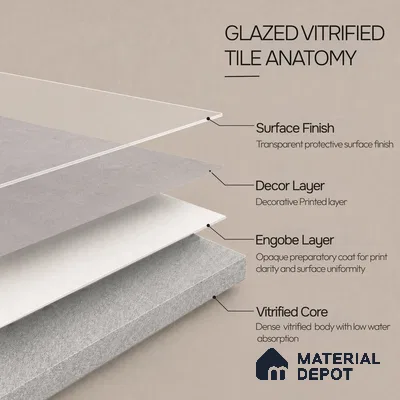 Cement Wall & Floor Tile TL 12780 E Grey 4 ft x 2 ft Matte Finish Vitrified Tile - 9 mm | Suitable For Living Room, Hall, Bedroom
