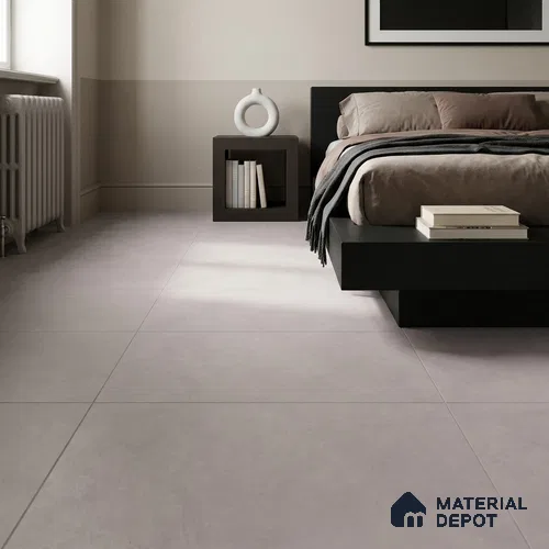 Cement Wall & Floor Tile TL 12780 E Grey 4 ft x 2 ft Matte Finish Vitrified Tile - 9 mm | Suitable For Living Room, Hall, Bedroom