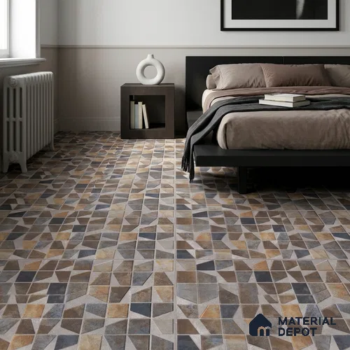Stone Wall Tile TL 12786 Vita Metalic Decor 4 ft x 2 ft Punch Matte Finish Vitrified Tile - 9 mm | Suitable For Accent/Feature Wall, Kitchen, Dining Area