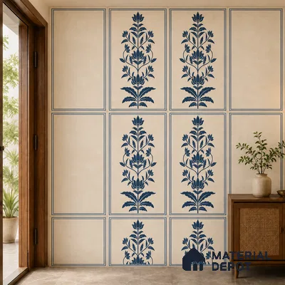TL 12789 Jaipur Decor 4 ft x 2 ft Vitrified Matte Finish Tile - 9 mm