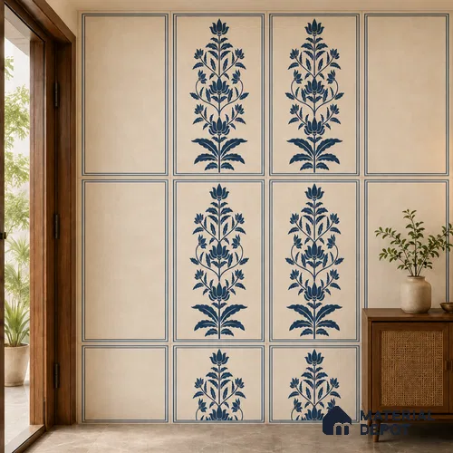 TL 12789 B Jaipur Frame 4 ft x 2 ft Vitrified Matte Finish Tile - 9 mm