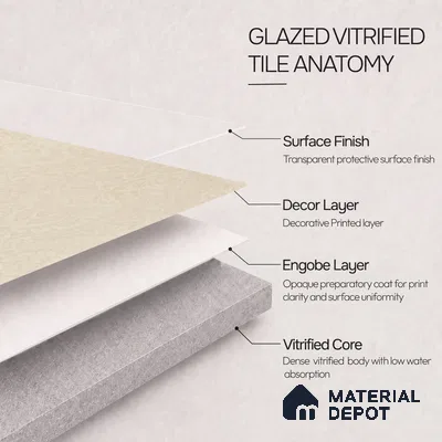 TL 12790 B Tian Crema 4 ft x 2 ft Vitrified Matte Finish Tile - 9 mm