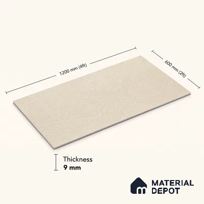 TL 12790 B Tian Crema 4 ft x 2 ft Vitrified Matte Finish Tile - 9 mm