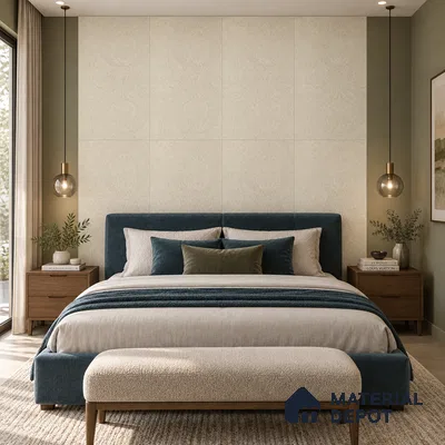 TL 12790 B Tian Crema 4 ft x 2 ft Vitrified Matte Finish Tile - 9 mm