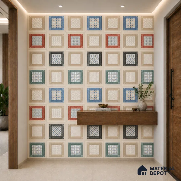 TL 12790 B Tian Crema 4 ft x 2 ft Vitrified Matte Finish Tile - 9 mm