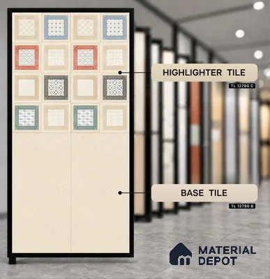 TL 12790 B Tian Crema 4 ft x 2 ft Vitrified Matte Finish Tile - 9 mm