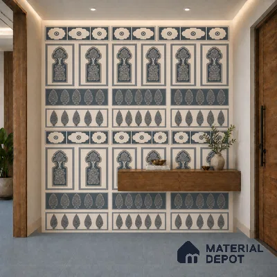 TL 12791 Pantone Mahal Blue-1 4 ft x 2 ft Vitrified Matte Finish Tile - 9 mm
