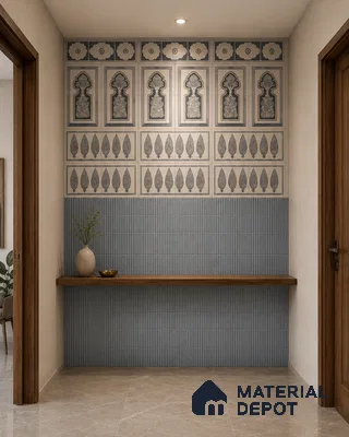 TL 12791 Pantone Mahal Blue-1 4 ft x 2 ft Vitrified Matte Finish Tile - 9 mm