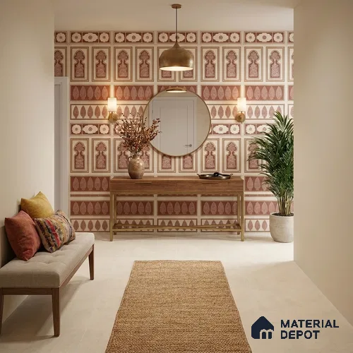 TL 12791 E Pantone Mahal Red-1 4 ft x 2 ft Vitrified Matte Finish Tile - 9 mm