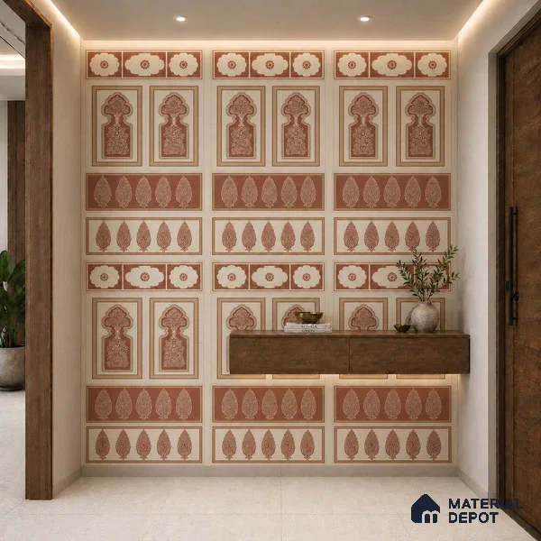 TL 12791 J Pantone Layer Calce 4 ft x 2 ft Vitrified Matte Finish Tile - 9 mm