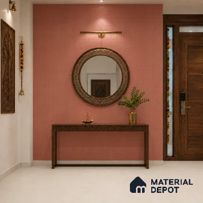 TL 12791 L Pantone Grid Cotto 4 ft x 2 ft Vitrified Matte Finish Tile - 9 mm