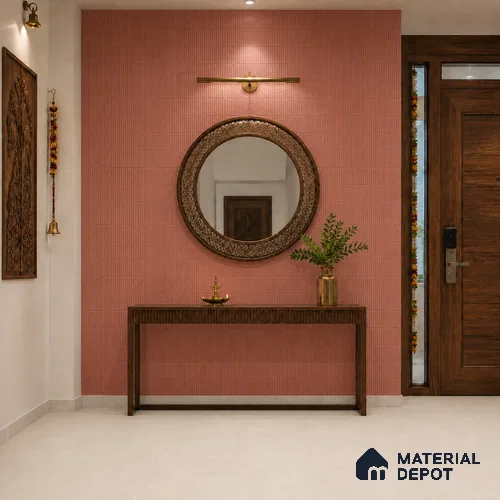 TL 12791 L Pantone Grid Cotto 4 ft x 2 ft Vitrified Matte Finish Tile - 9 mm