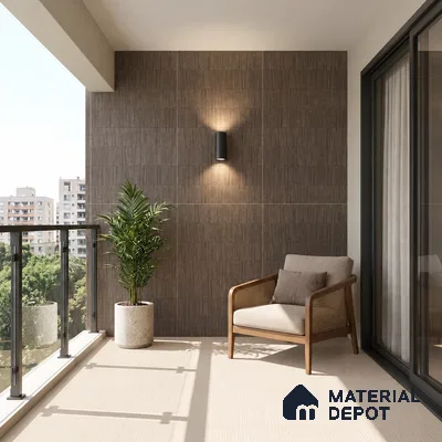 TL 12791 Q Pantone Vein Espresso 4 ft x 2 ft Vitrified Matte Finish Tile - 9 mm