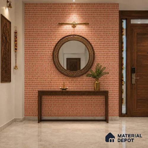 TL 12794 B Scarpa Rosso 4 ft x 2 ft Vitrified Matte Finish Tile - 9 mm