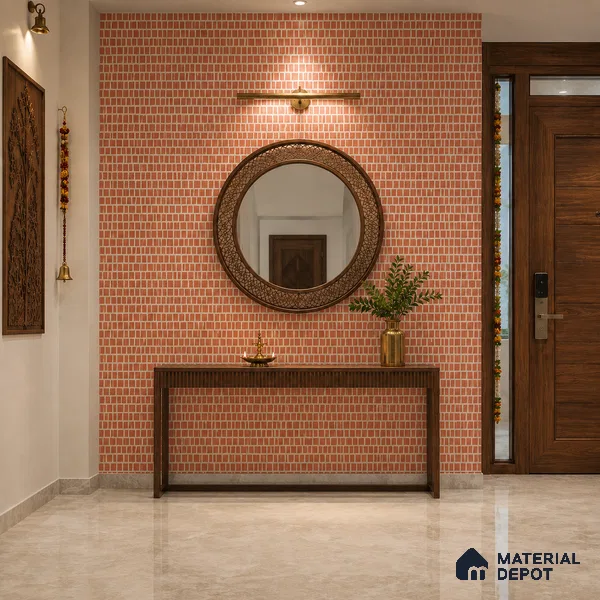 TL 12794 B Scarpa Rosso 4 ft x 2 ft Vitrified Matte Finish Tile - 9 mm