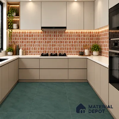 TL 12794 B Scarpa Rosso 4 ft x 2 ft Vitrified Matte Finish Tile - 9 mm