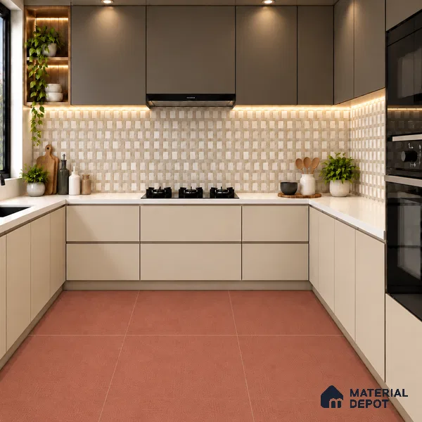 TL 12795 B Sibeco Terrazzo Moca 4 ft x 2 ft Vitrified Matte Finish Tile - 9 mm