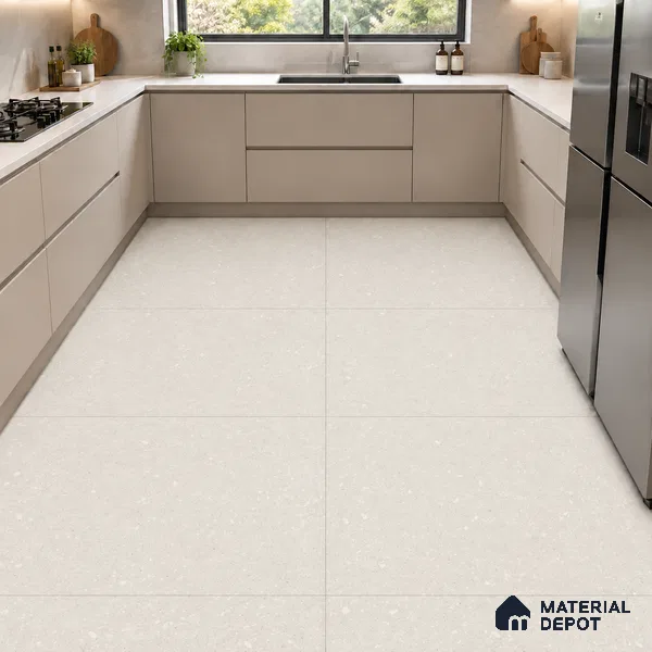 TL 12796 B Venetian Bianco Base 4 ft x 2 ft Vitrified Matte Finish Tile - 9 mm