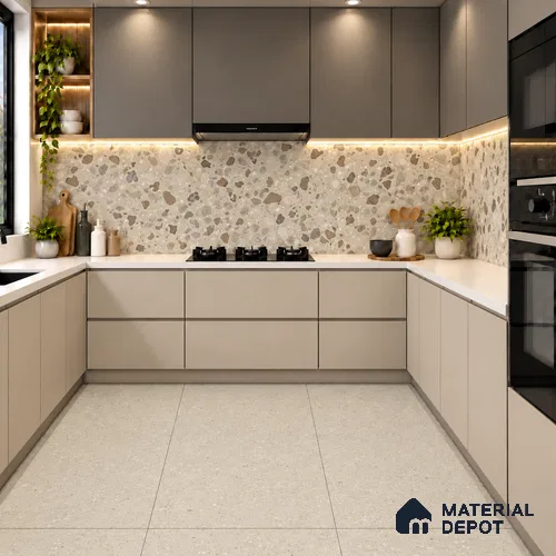 TL 12796 D Venetian Moca Base 4 ft x 2 ft Vitrified Matte Finish Tile - 9 mm