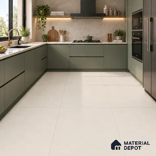 TL 12799 C Papier Grey 4 ft x 2 ft Vitrified Matte Finish Tile - 9 mm