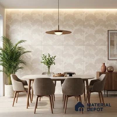 TL 12799 D Stone Murel Light 4 ft x 2 ft Vitrified Matte Finish Tile - 9 mm