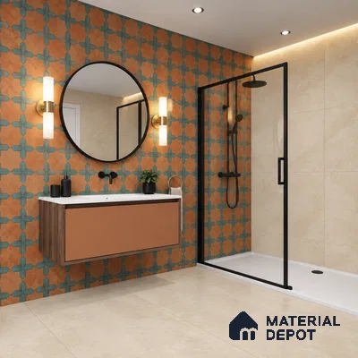 TL 12801 B Portland Beige 4 ft x 2 ft Vitrified Matte Finish Tile - 9 mm