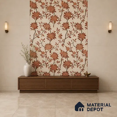 TL 12801 B Portland Beige 4 ft x 2 ft Vitrified Matte Finish Tile - 9 mm