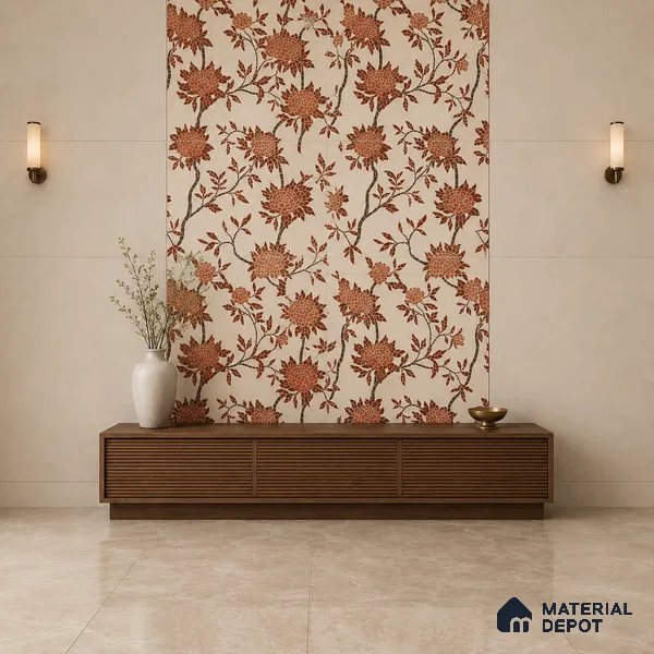 TL 12801 B Portland Beige 4 ft x 2 ft Vitrified Matte Finish Tile - 9 mm