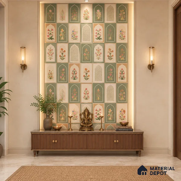 TL 12801 B Portland Beige 4 ft x 2 ft Vitrified Matte Finish Tile - 9 mm