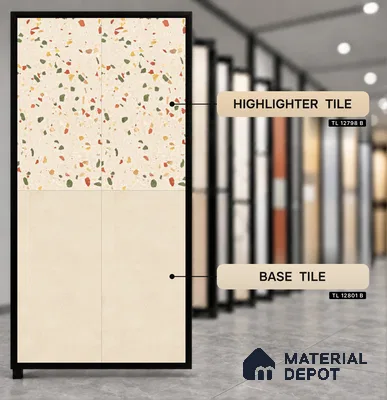 TL 12801 B Portland Beige 4 ft x 2 ft Vitrified Matte Finish Tile - 9 mm