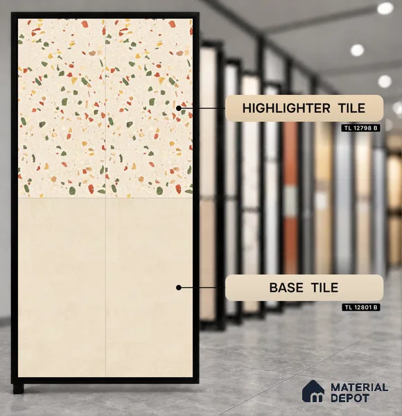 TL 12801 B Portland Beige 4 ft x 2 ft Vitrified Matte Finish Tile - 9 mm