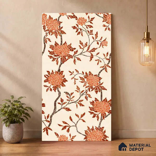 TL 12801 C Eutopia Decor 4 ft x 2 ft Vitrified Matte Finish Tile - 9 mm